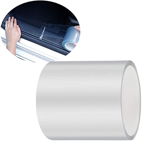 Car Door Edge Guard Invisible Automotive Door Sill 33Ft x 3.94” Transparent