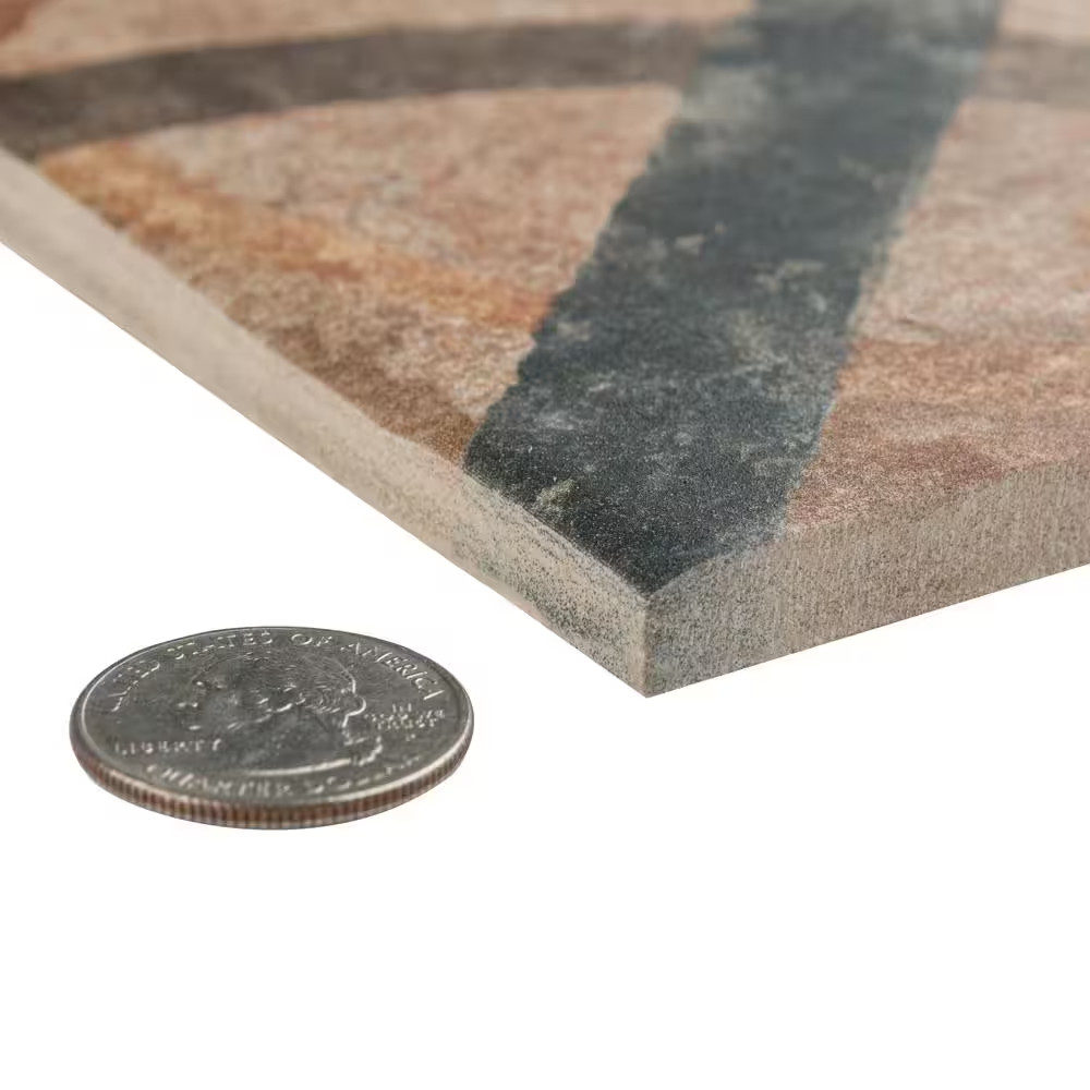 Americana Cleveland 8-3/4 In. X 8-3/4 In. Porcelain Floor and Wall Tile (11.0 Sq