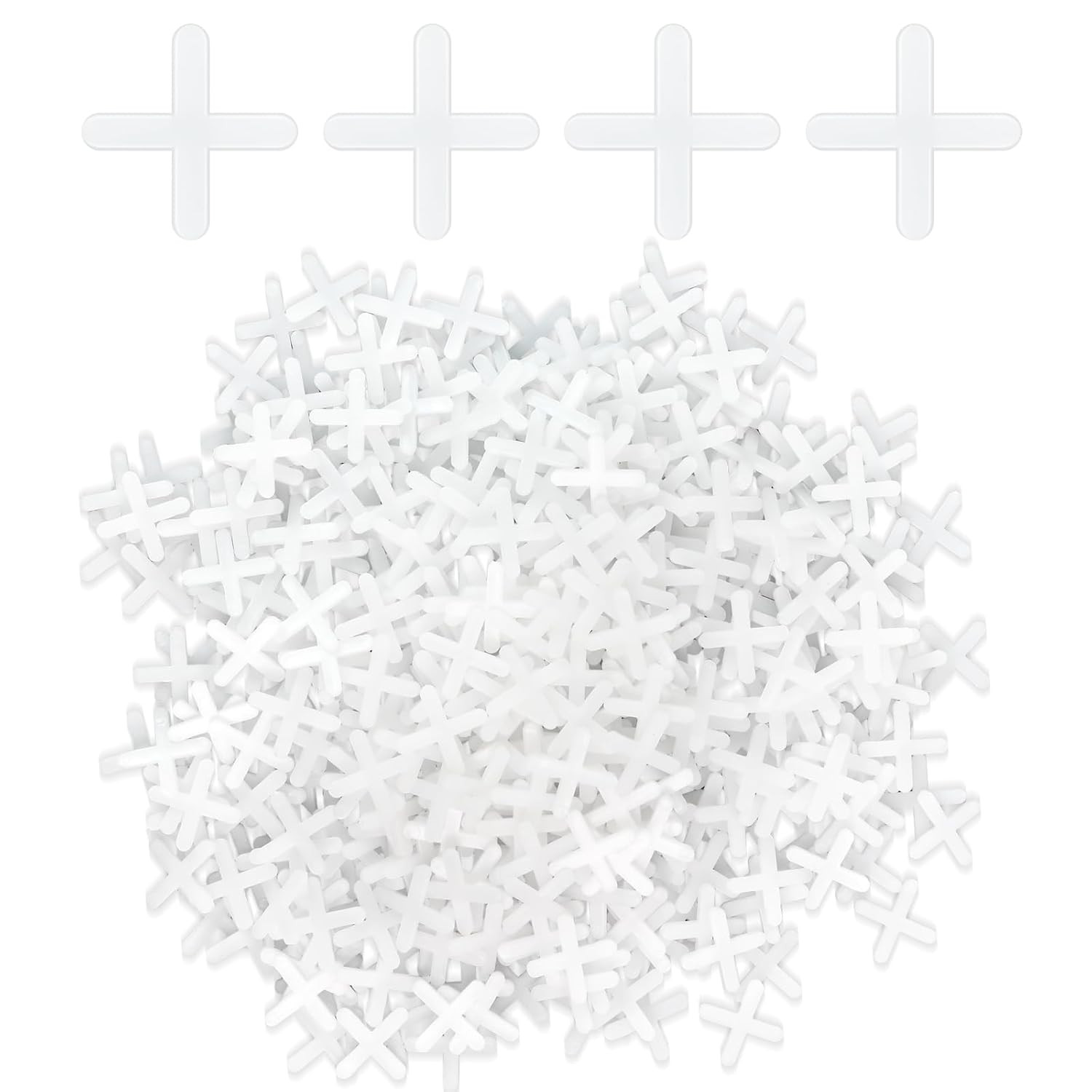 500 Pcs Tile Spacers,Plastic Tiles Shim Tiles Leveler Spacers Tile Leveling Clip
