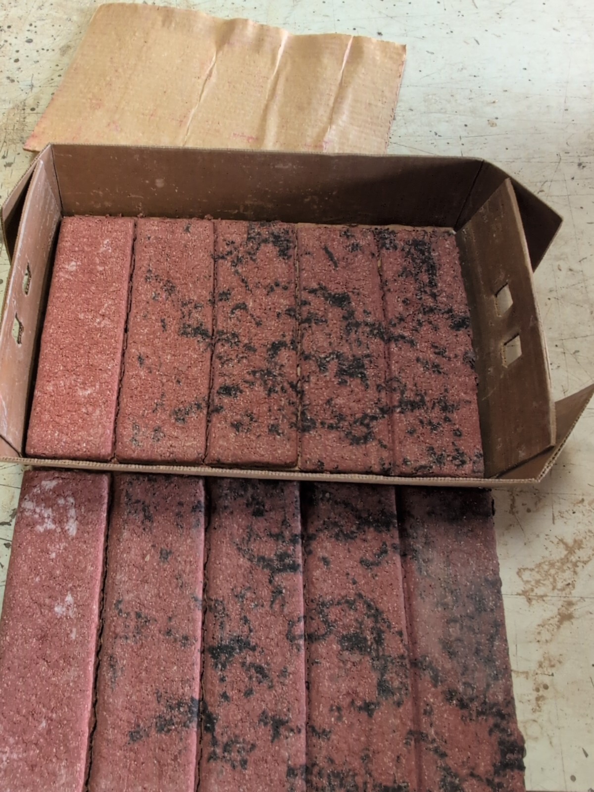 Vintage Z-Brick Inca 20 Facing Bricks New Old Stock Used Brick Style Retro Brick