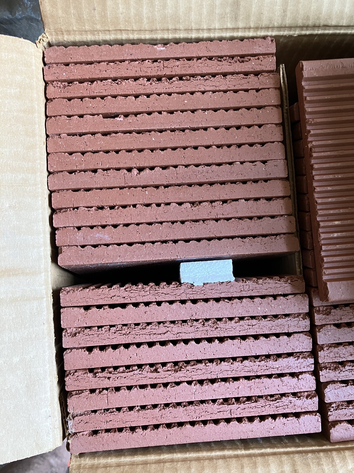 14 boxes Summitville Quarry Red 6″x 6″ x 1/2″ Ceramic Tile 140 square feet