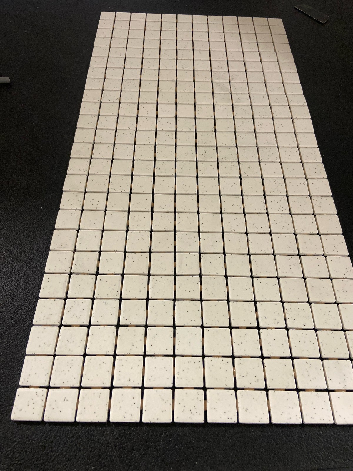 Daltile D03711MS1P Keystones 12×24″ Porcelain Mosaic Tile, Pepper White, 24 sq.