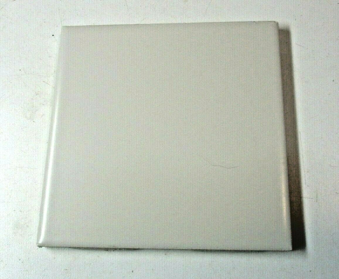 1 Wall Tile Mannington USA 4-3/8″ Square Matte 207 Bone Ceramic Porcelain Vtg