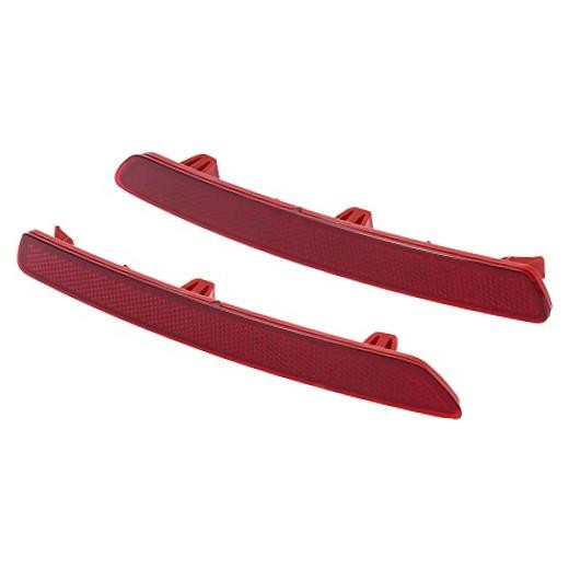 Pair Rear Bumper Reflector Strip Cover Left Right Side 63147400207