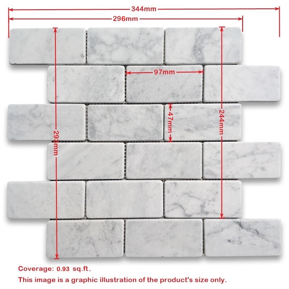 M64XP Crema Marfil Marble 2×4 Brick Subway Mosaic Tile Polished