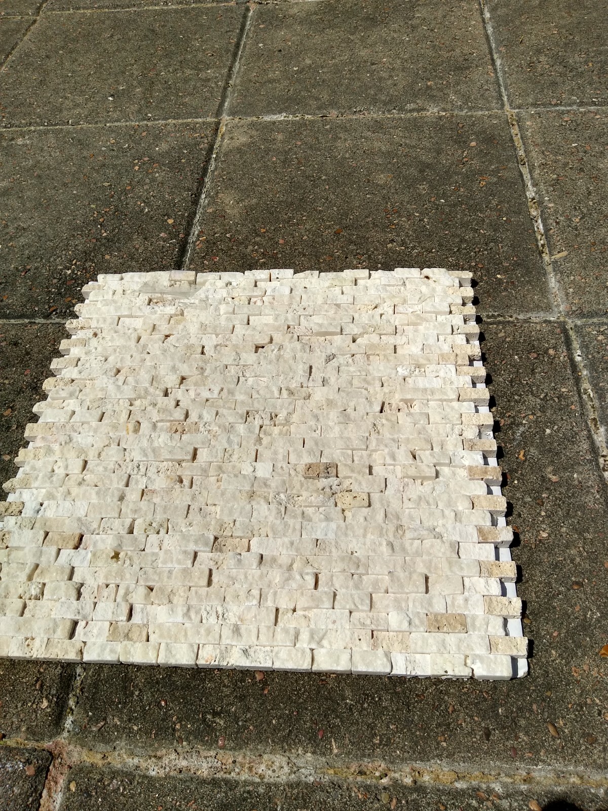 Backsplash – Natural Stone 12 x 12   Brand New! (28 pieces) pick up only