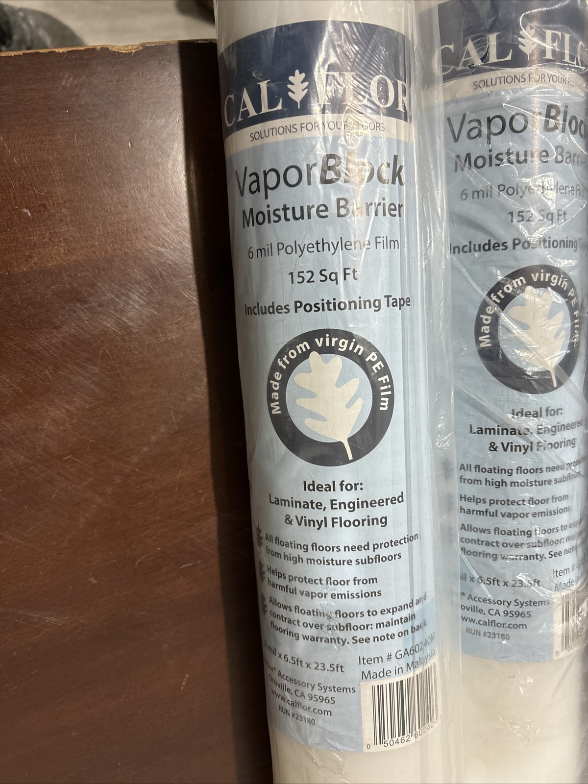 Vapor Barrier Underlayment for Hardwood Laminate Floors Polyethylene 150 sq. ft.
