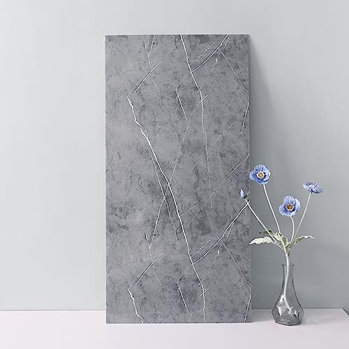 Wall Panels Peel and Stick 10 Pieces 23.6×11.8in (19.4 Sq. Ft. Gray-ysh