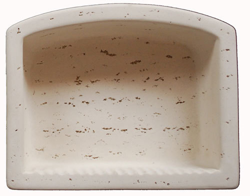 Cast Stone Oval Recess – Travertine look Noce or Ivory