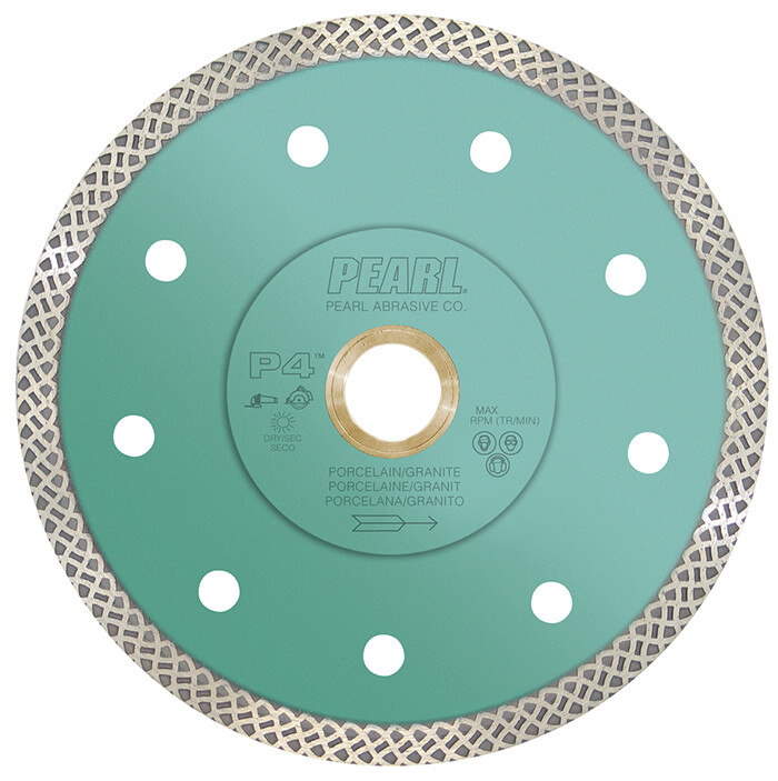 Pearl Abrasive P4 Turbo-Mesh Porcelain Blade 4″ 4 1/2″ 5″ 7″and 10″