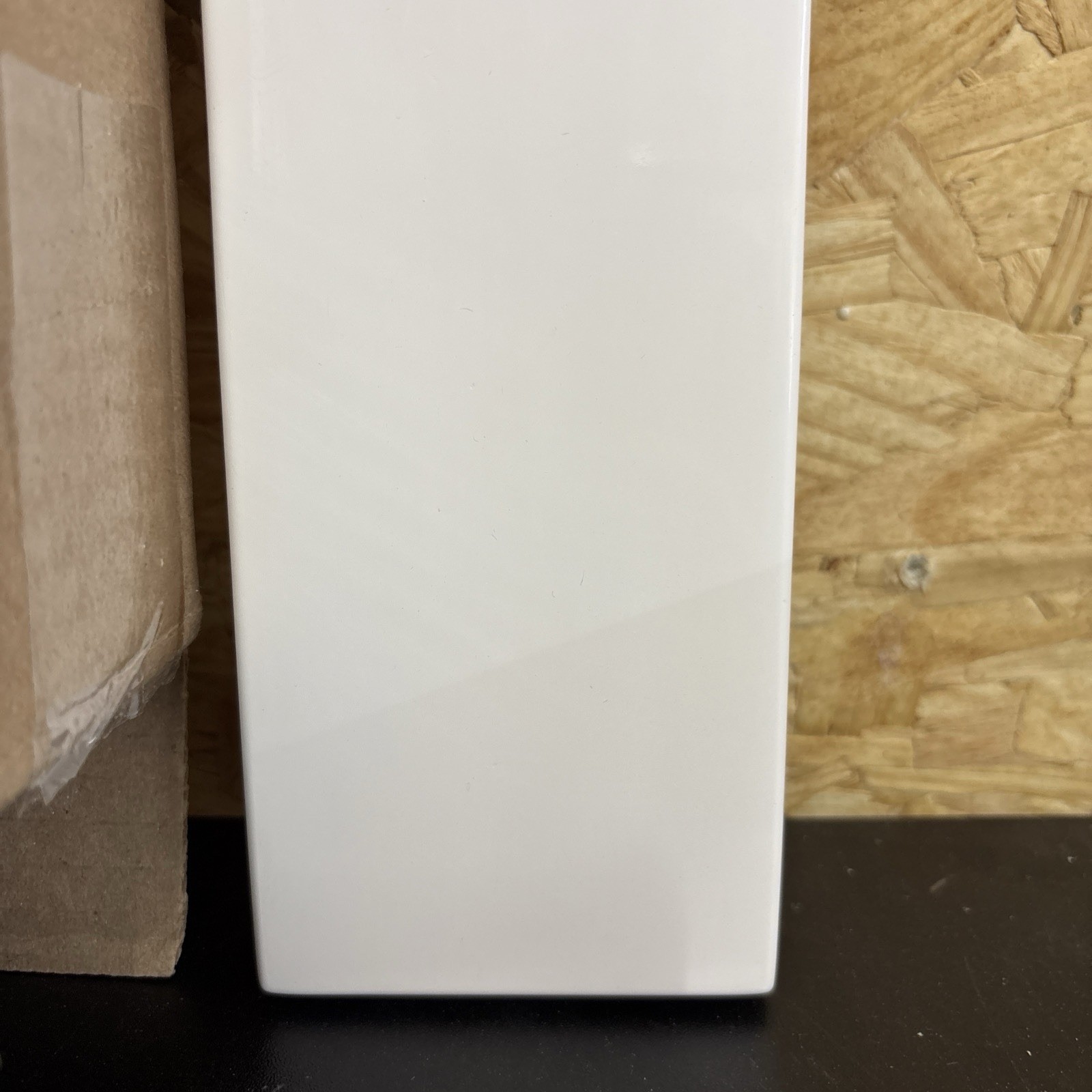 Home Decorators Bathroom Vanity Backsplash 21.13″W Cultured Marble in White