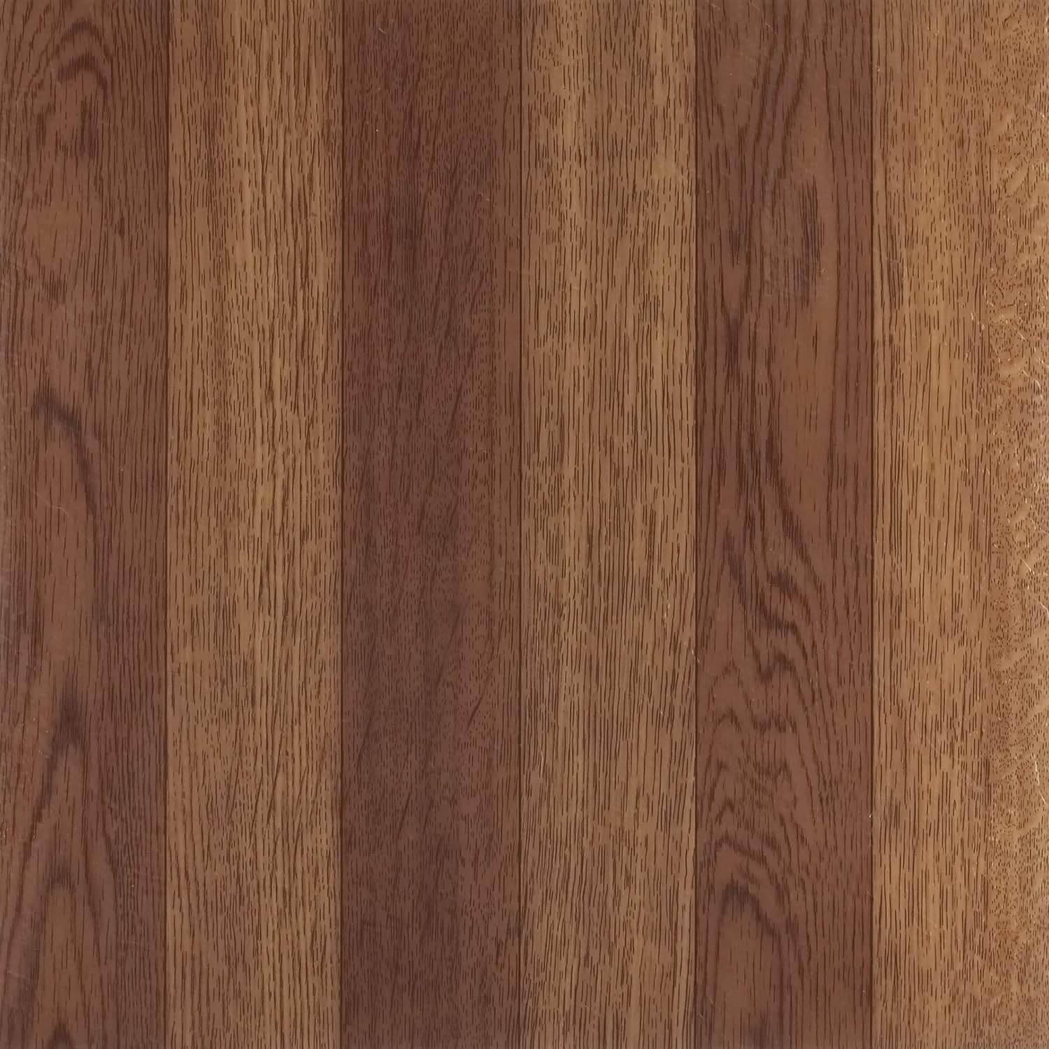 Nexus Self Adhesive 12-Inch Vinyl Floor Tiles, 20 Tiles – 12″ X 12″, Medium Oak