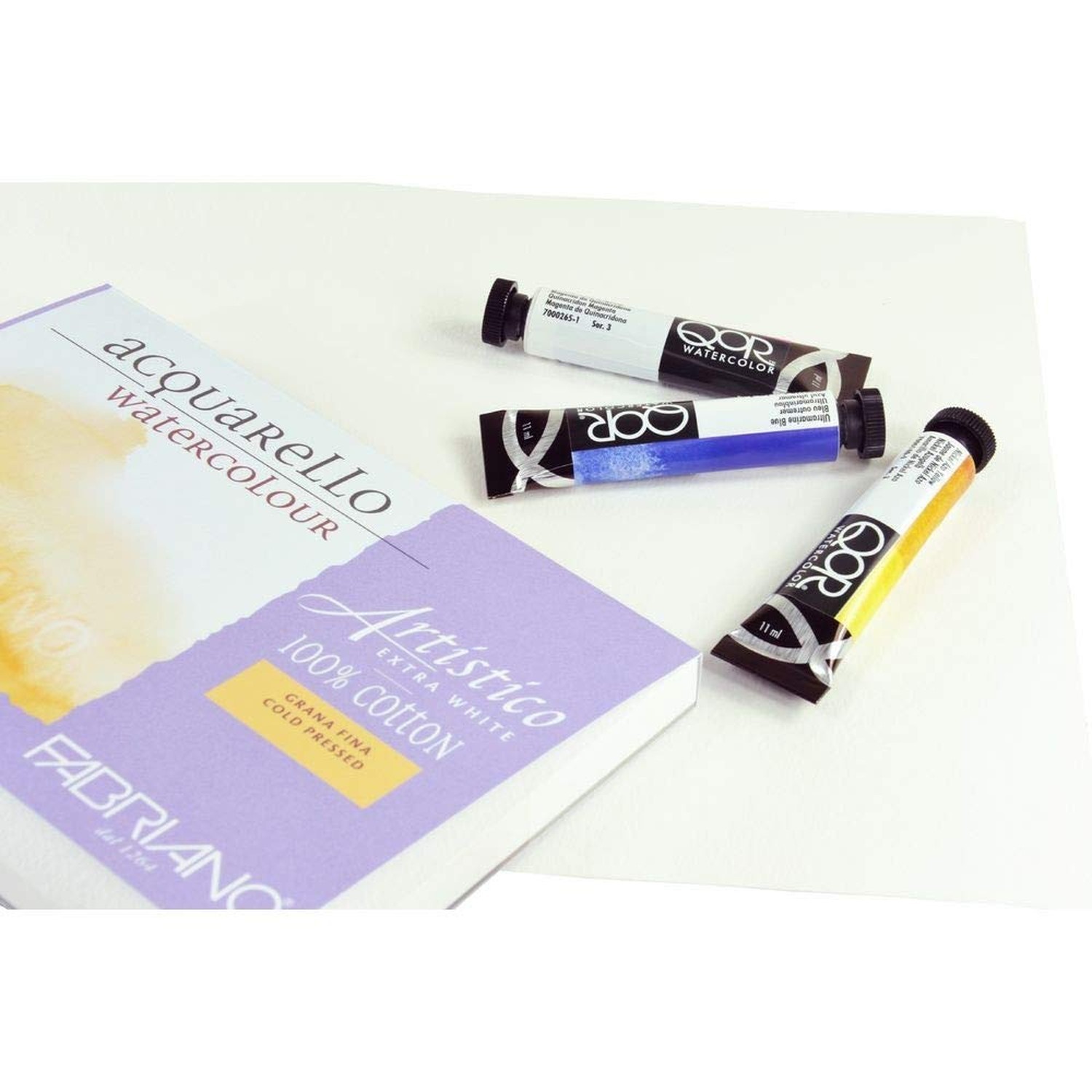 Fabriano Artistico 140 lb. Cold Press 20 Sheet Block 9×12″ – Extra White