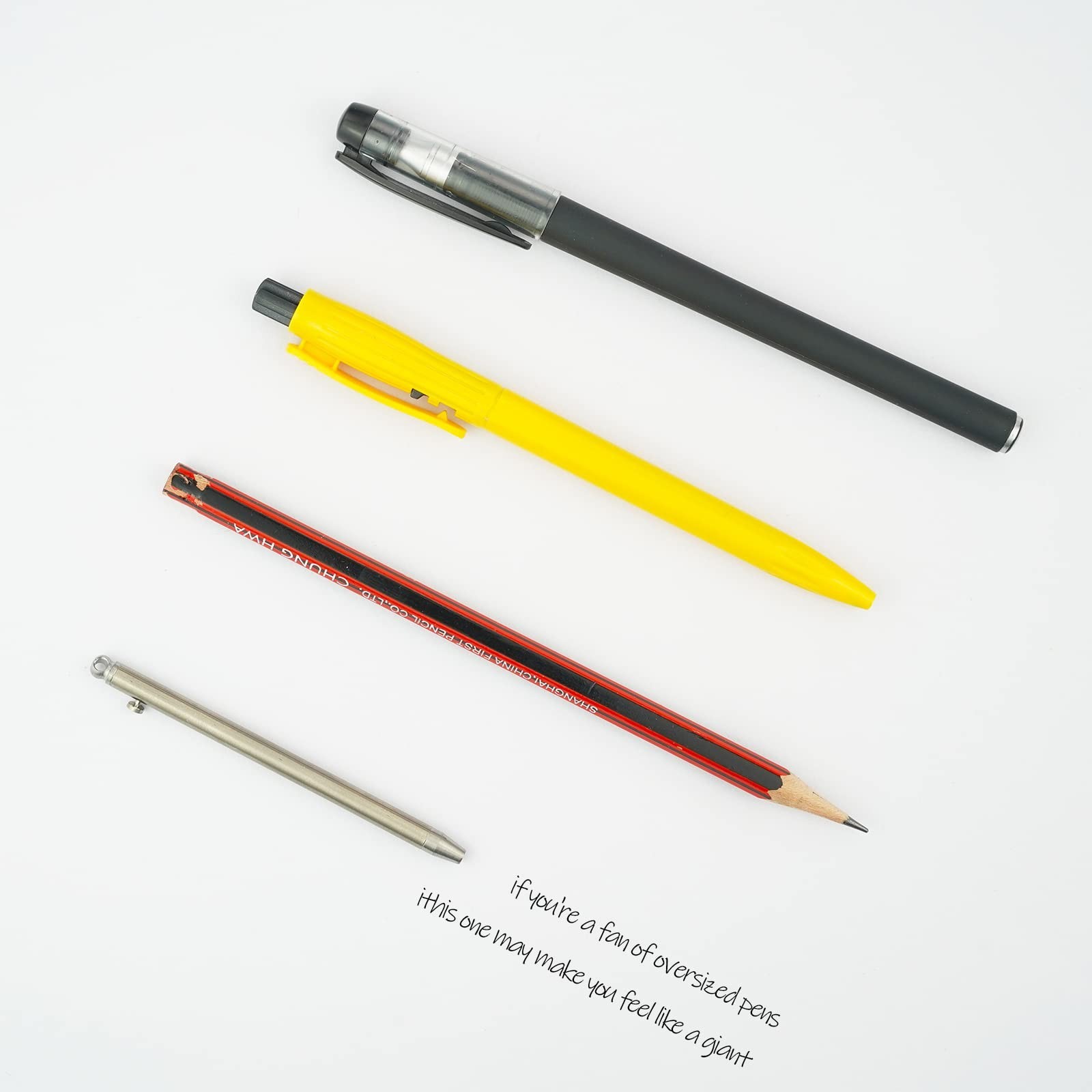 Mini Pen,Non-Toxic Titanium EDC Pen with Keychain, Compact and Stylish Small …