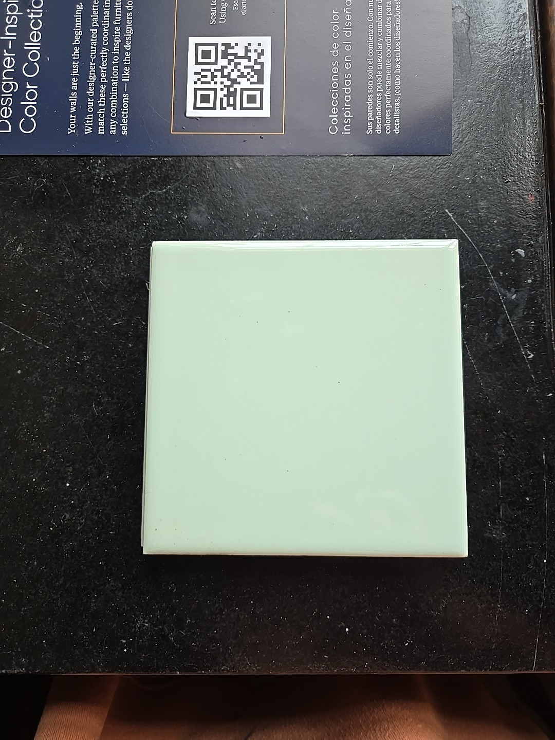 Vintage Ceramic Mint Green 4 1/4″ Square Self Spacing Tile NOS Forum