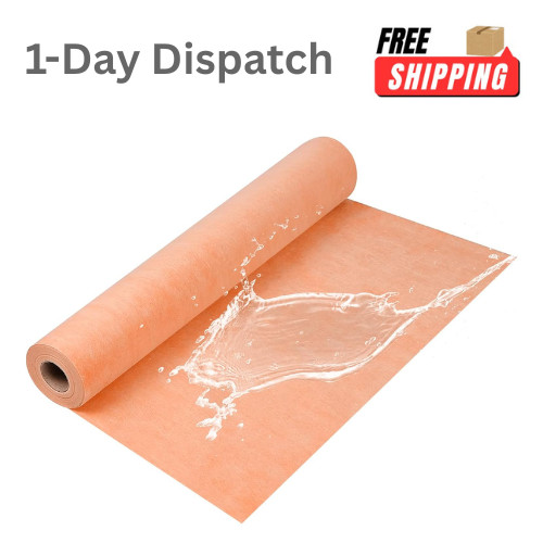 Professional Waterproof Membrane 3.77x29ft 108sq ft 20mils Shower