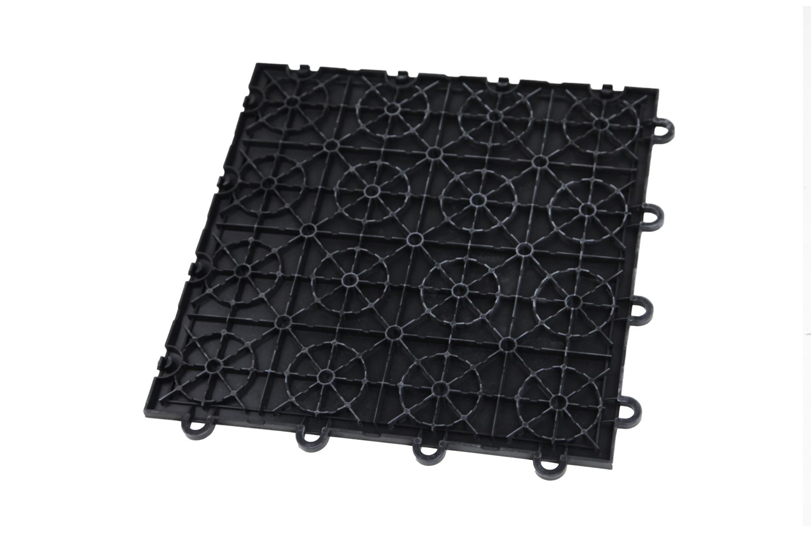 FlooringInc Nitro Coin Pattern Interlocking Garage Flooring Tiles, 12″ x 12″
