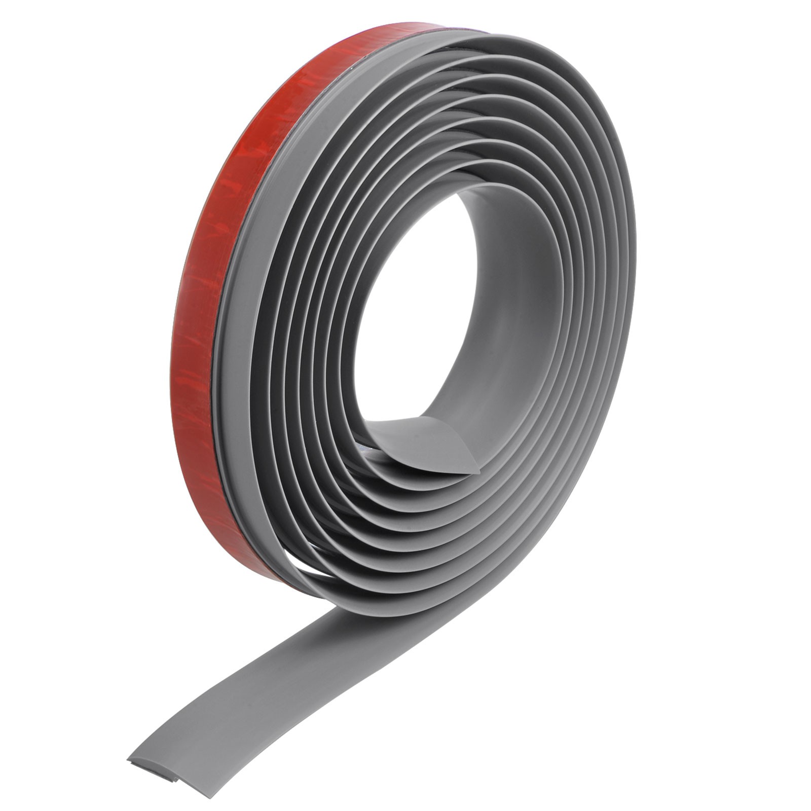 9.84ft PVC Floor Transition Strip, Self Adhesive Backing Carpet to Tile Gray