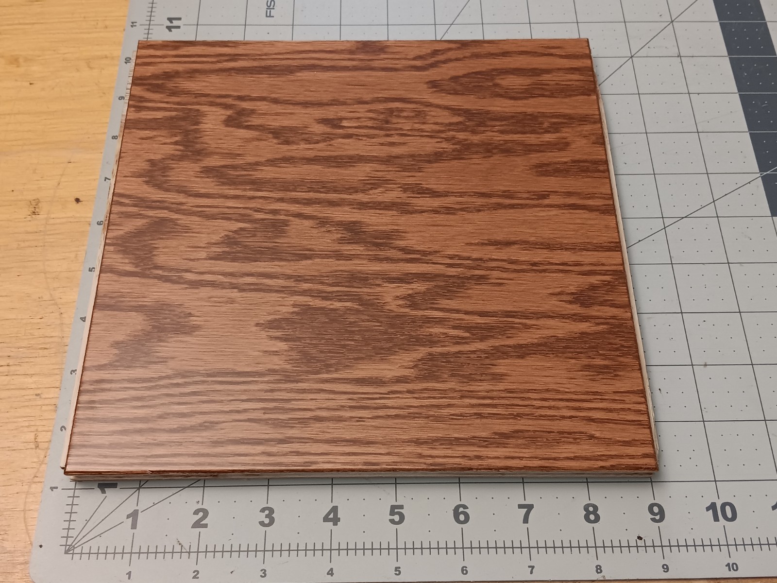 9 x 9 inch Red Oak Parquet Flooring Tile “GUNSTOCK” Premium Floor Prefinish NEW