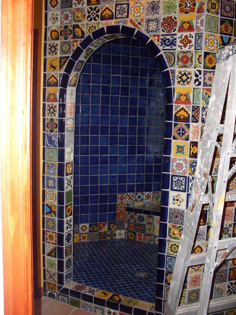 100 Individual 4×4 Mexican Tiles Ceramic Mexico tile #03