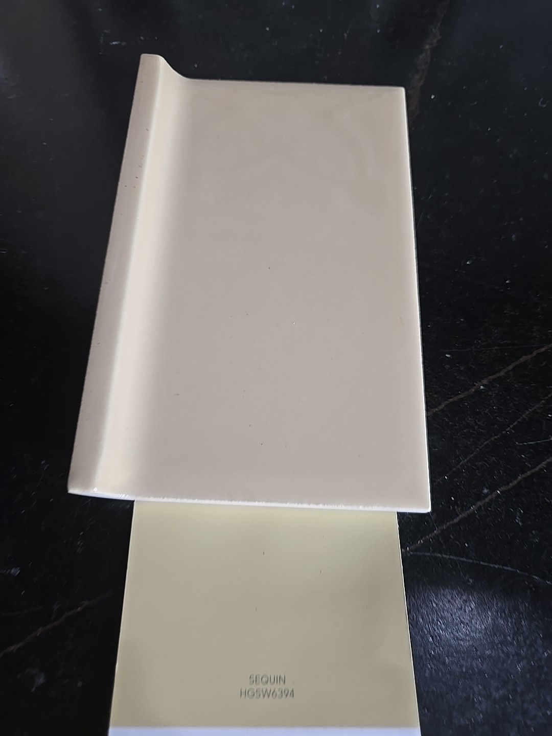 Vintage Cove Base Yellow Tile NOS 6 1/8″ X 3 7/8″