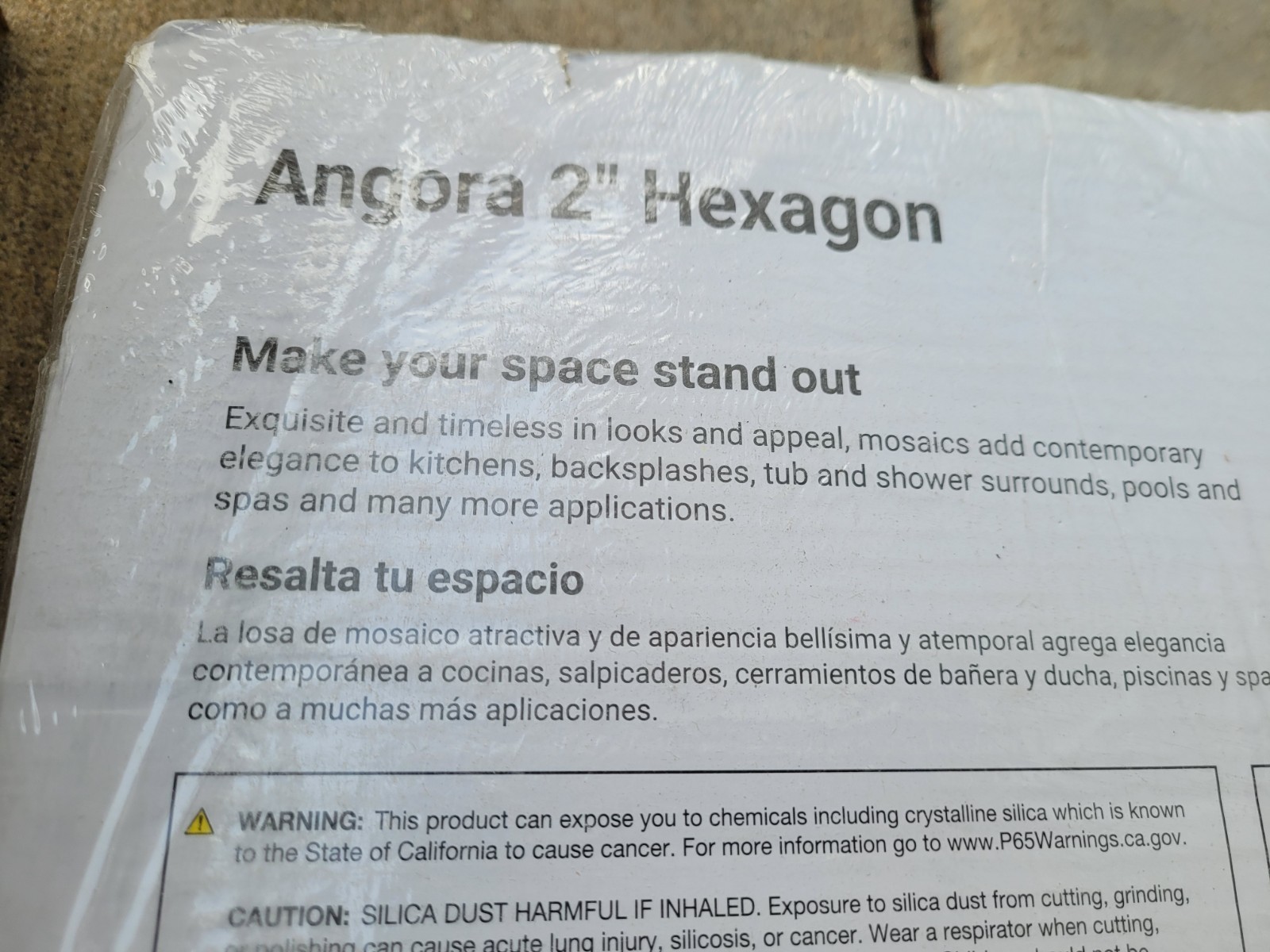 Lot of 10 Sheets Angora 2″ Hexagon Honed Mosaic Marble Floor Tiles Read Descript