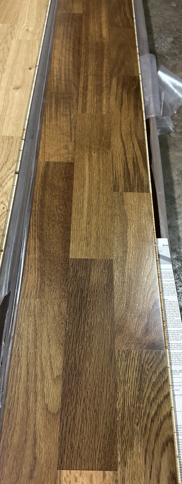 Engineered Hardwood Flooring. Kahrs Smoked Oak. 3 Strip Planks. 187.8 Sq Ft