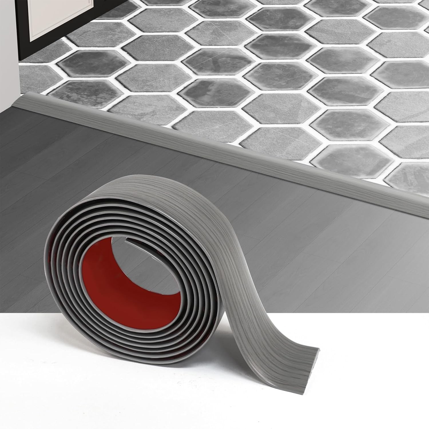 Carpet to Flooring PVC Threshold Strip Self Adhesive Trim 3/4 Inch Transition