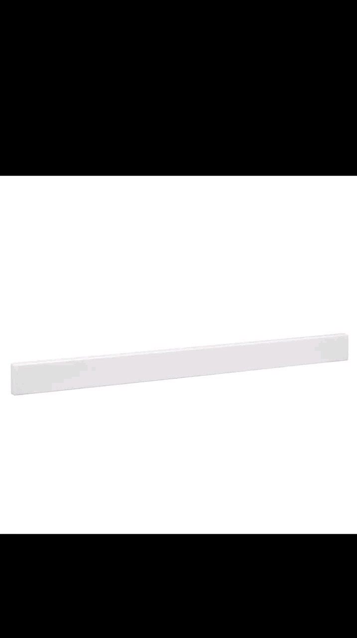 30.5 In W Cultured Marble Vanity Backsplash Solid White Replacement Back Splash