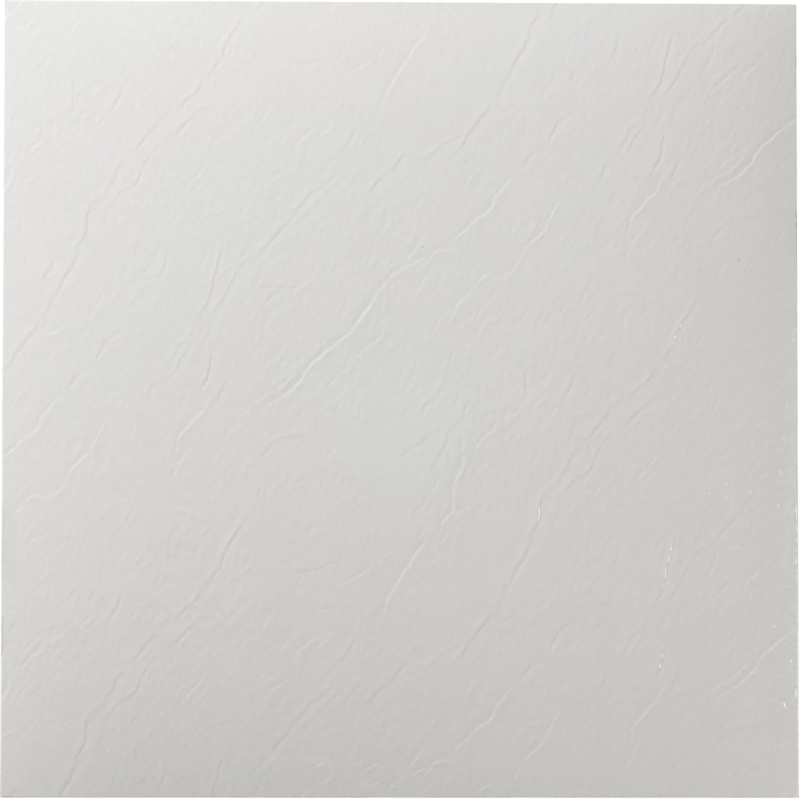 Self Adhesive Vinyl Floor Tiles 12×12 Peel and Stick DIY Flooring 20 Pack White