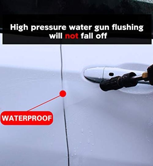 Car Door Edge Guard Invisible Automotive Door Sill 33Ft x 3.94” Transparent