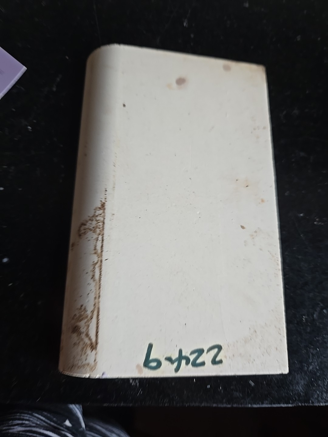 Vintage 6 1/8″ X 3 7/8″ Cove Base Light Lavender Tile NOS Robertson