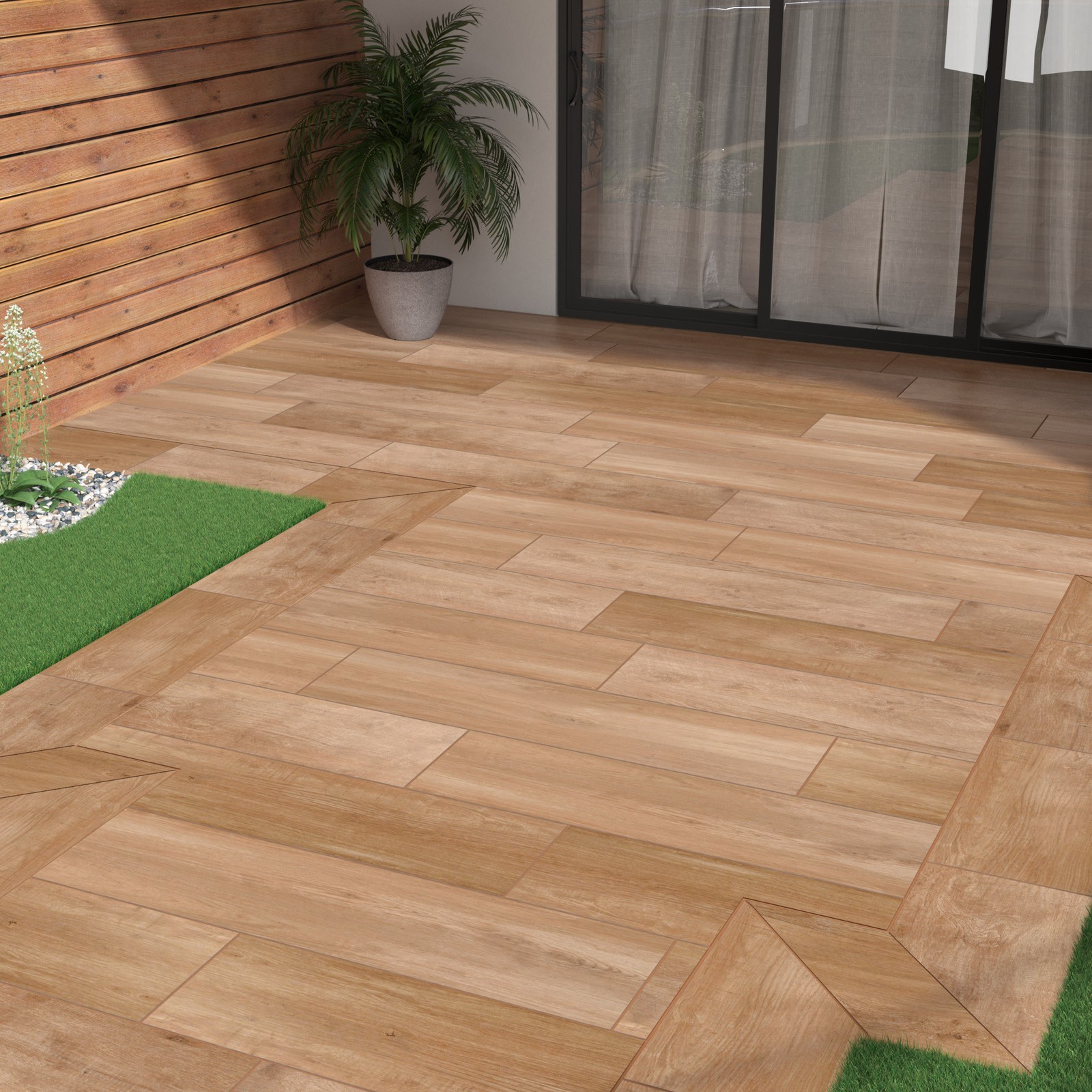 Ackland AKLNP12X48M-CA 12″ x 48″ Rectangle Exterior Paver Tile – – Briar