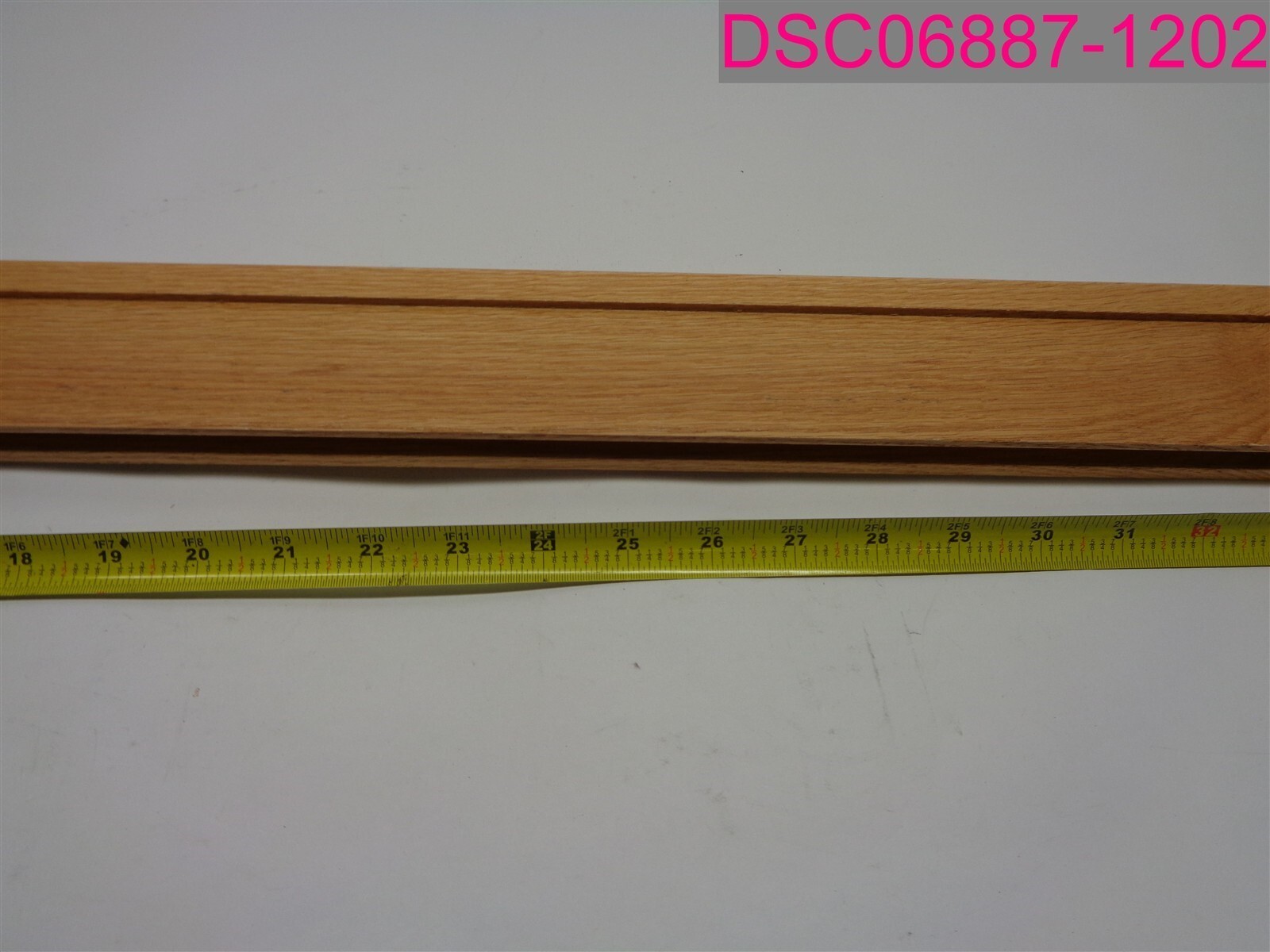 QTY=2; 3/4″ Stair Nose Natural Oak 16144, 47″L x 3″W x 3/4″ Thick. 847483061445