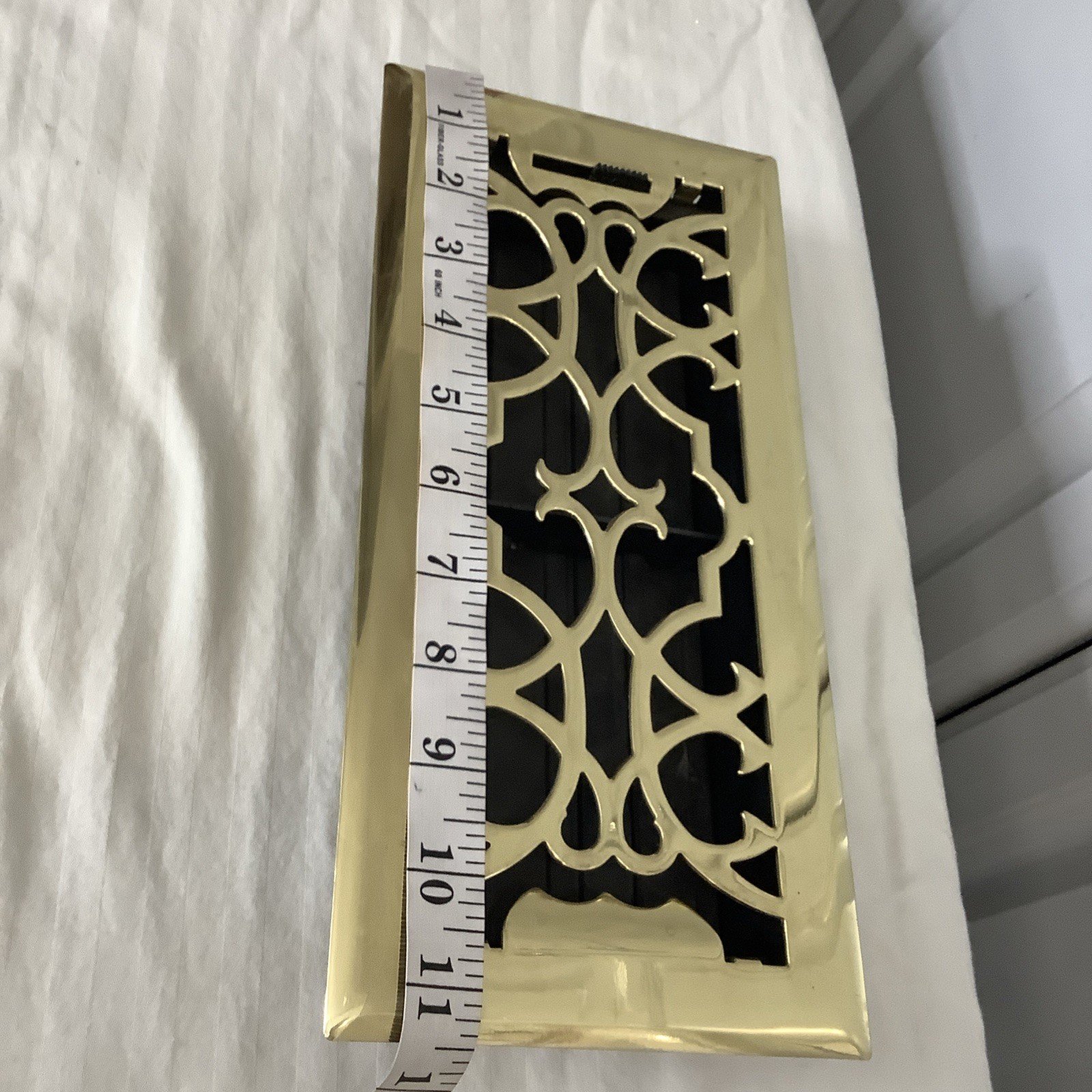 Brass Elegans Decorative Floor Registrar 5.5” x 11.5” Polished Brass Floor