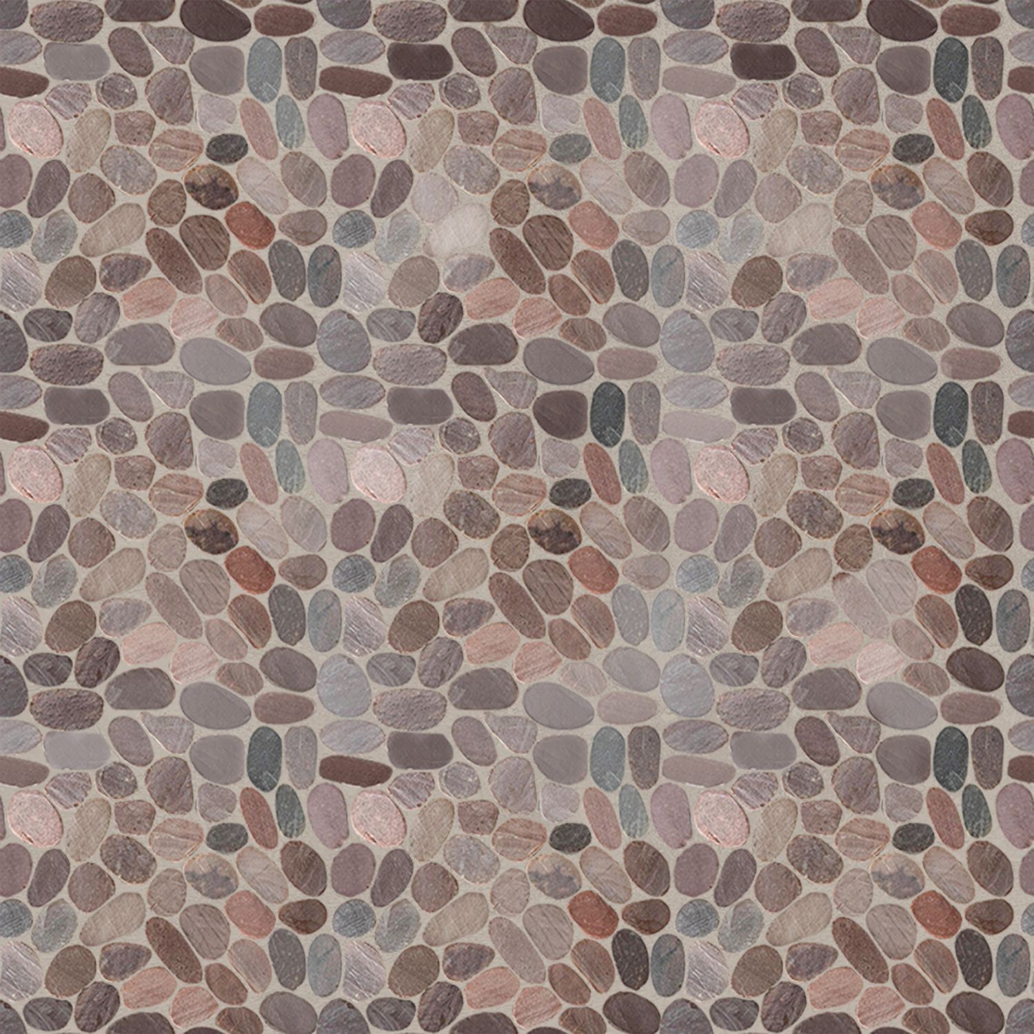 Choco Slice Pebble Mosaic Floor and Wall Mosaic Tile ($11.25/SqFt)