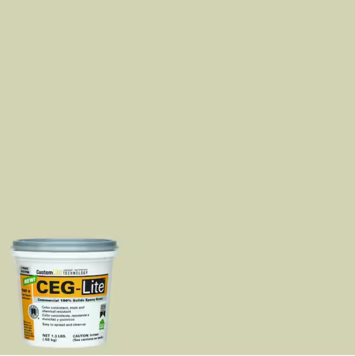 Custom Building Products CEG-Lite Part A Epoxy Grout BONE # 382, 1.3 lb