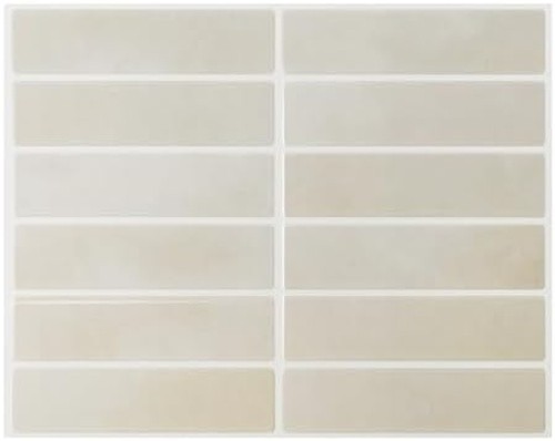 Peel and Stick Backsplash, 10 Sheets 11.42 x 9 in 3D Self Adhesive Wall Tile …
