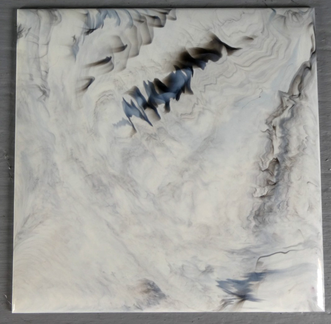 12 Vintage Blue Black Marble Swirl Plastic Polystyrene Wall Tiles 4.25×4.25