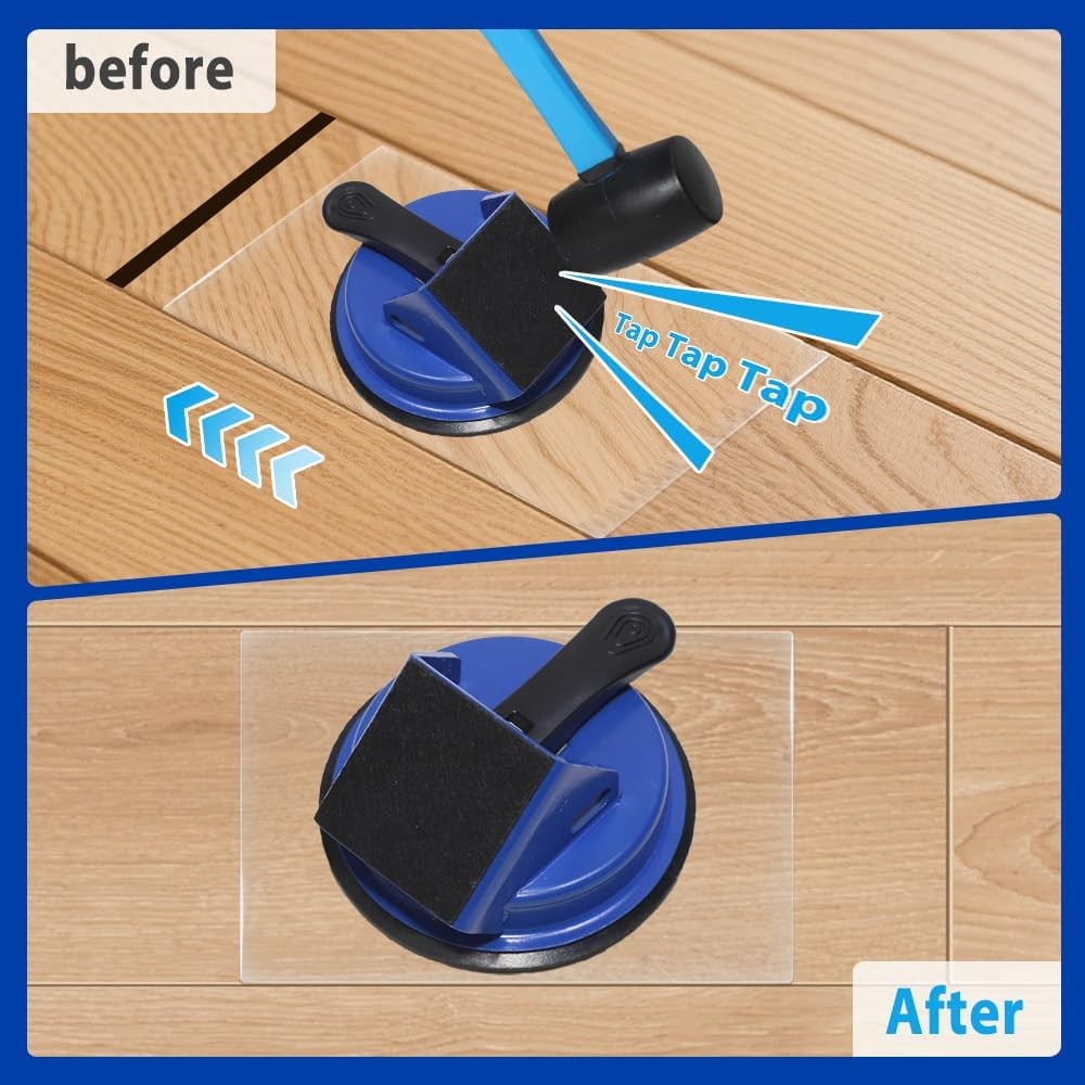 Britevo Heavy Duty Floor Gap Fixer Tool – Professional Flooring Blue