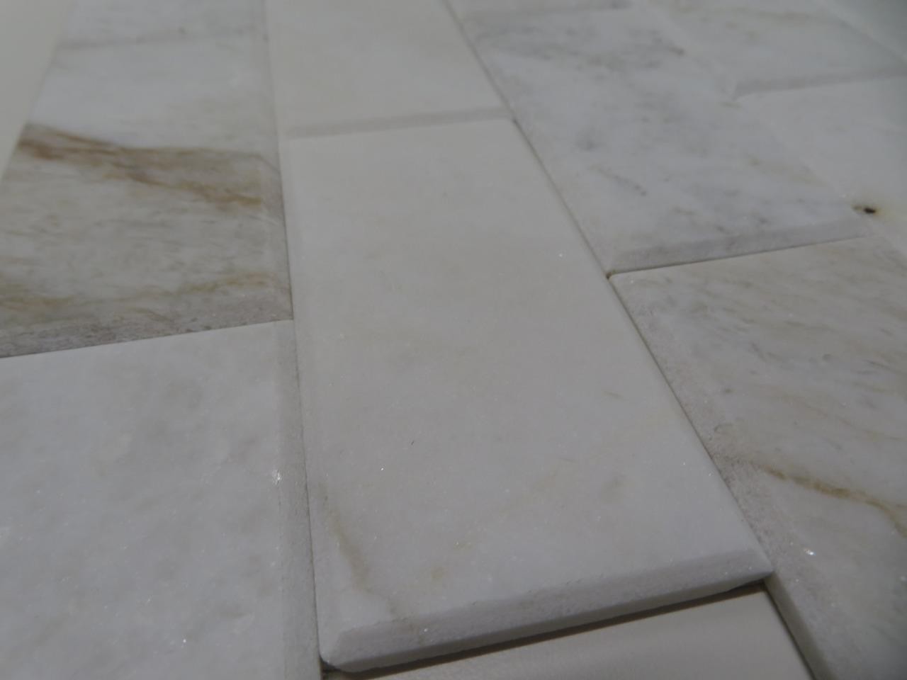 Daltile Xpress Mosaix Peel ‘N Stick Daphne White Polished Marble Tile Sheet