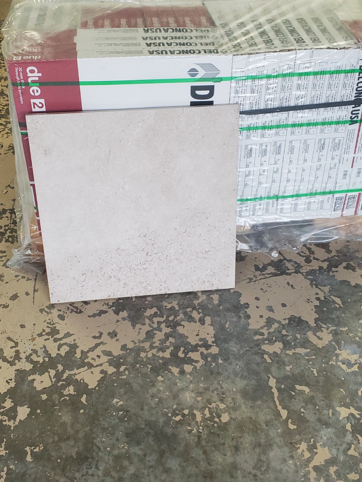 exterior tile 24″X24″. 0.79″ / 20 mm thick. 64 pieces. Will cover 256 sq ft.