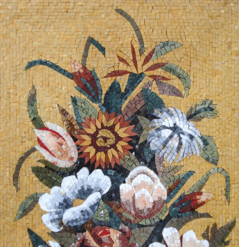 Natural Marble Art For Wall Décor And Housewarming Gift | Mosaic Multiple