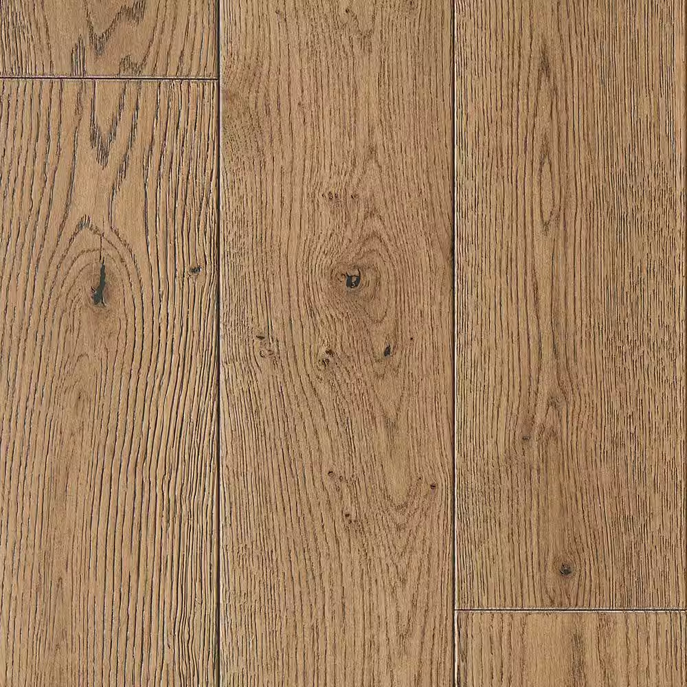 Point Paradise French Oak 3/4 In. T X 5 In. W Wire Brushed Solid Hardwood Floori