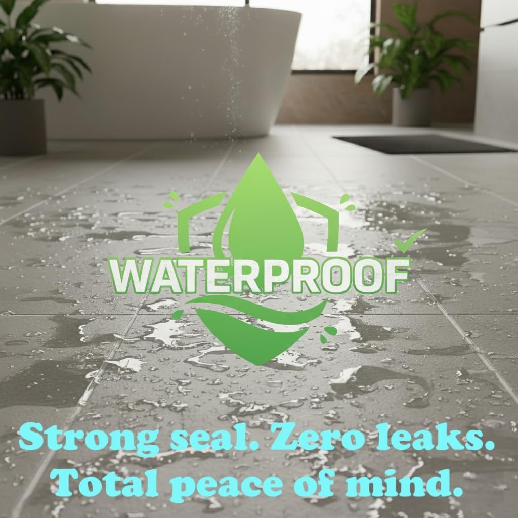 Waterproof Tile Grout Repair Kit – Fast Drying Premixed Acrylic Filler, 2 x 13.4
