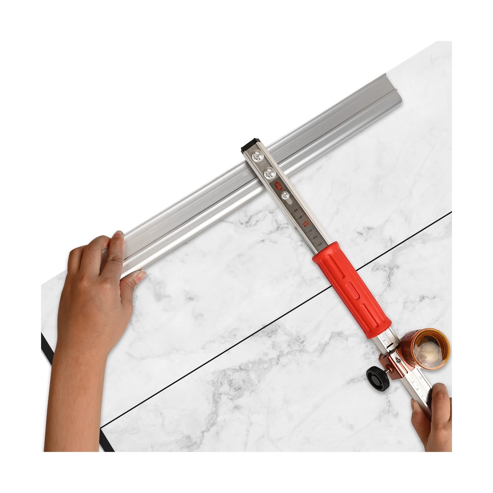 yeshine T-Shaped Glass Cutting Tool, Tile Cutters, Automatic Control Oiling, …