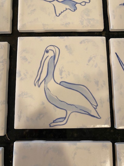 Decorative Wall Tile – Ocean Themed 12 Tiles