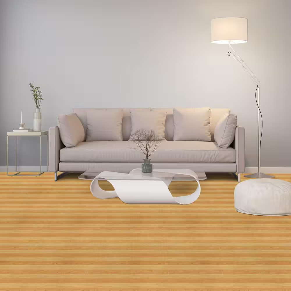 Sterling Light Oak Plank 12 In. X 12 In. Peel and Stick Vinyl Tile (45 Sq. Ft. /