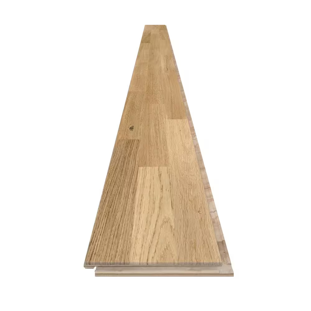 Brushed European Oak 1/2 In. T X 7.19 In. W Click Lock Wire Brushed Engineered H