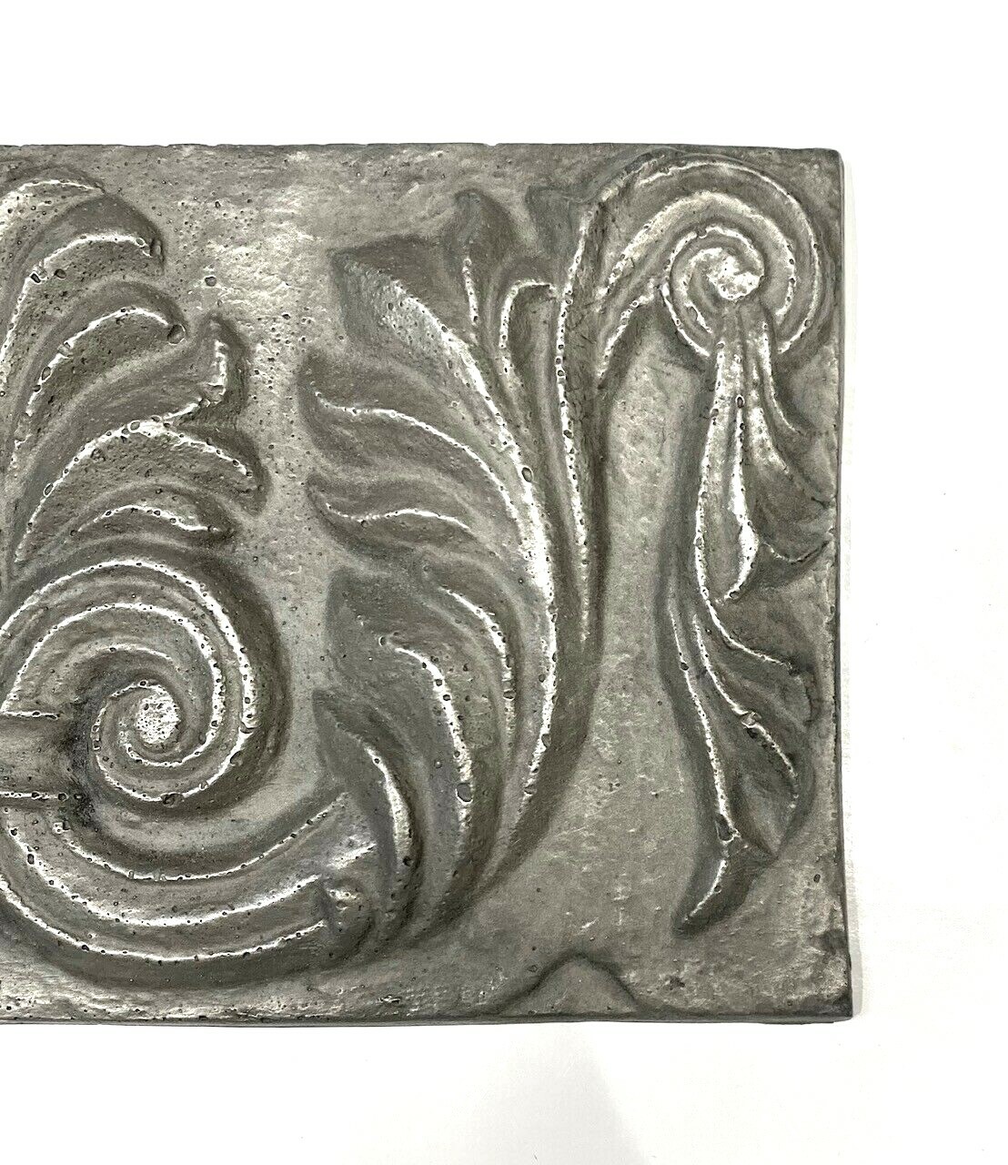 6×12 Firenze Silver Metal Resin Decor Accent Art Craft Tile Backsplash Tile